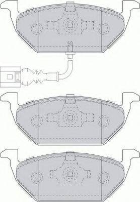 Ferodo FSL1635 - Kit de plaquettes de frein, frein à disque cwaw.fr