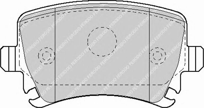 Ferodo FSL1636 - Kit de plaquettes de frein, frein à disque cwaw.fr