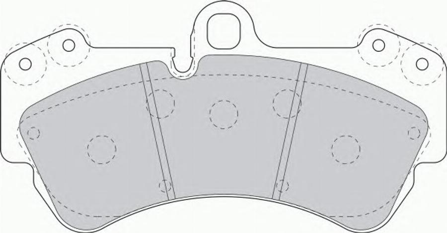 Ferodo FSL1625 - Kit de plaquettes de frein, frein à disque cwaw.fr