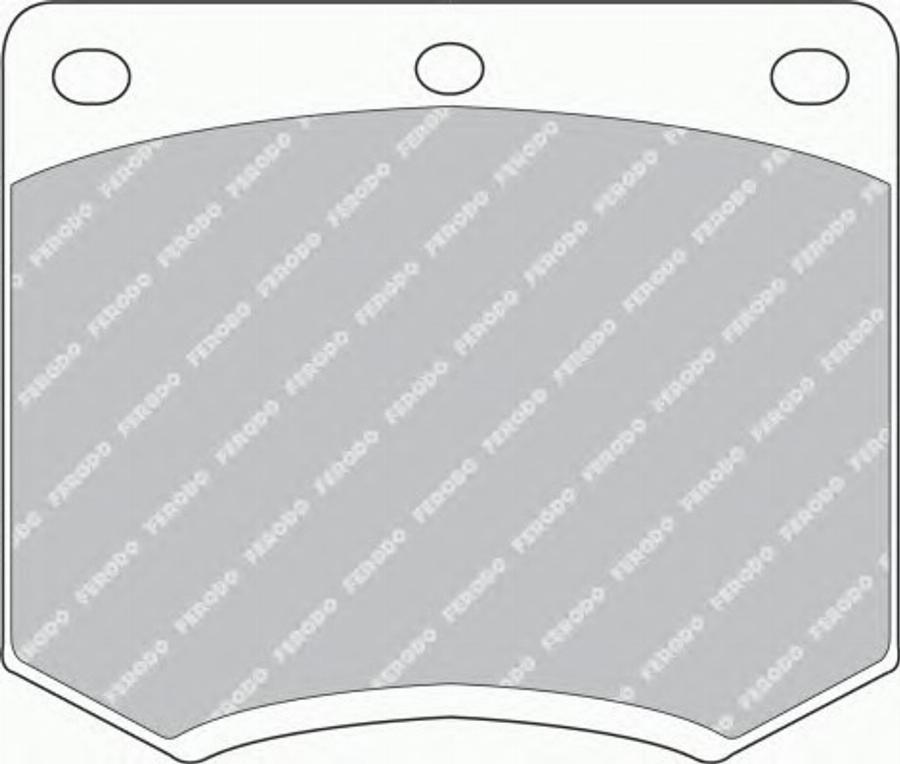 Ferodo FSL167 - Kit de plaquettes de frein, frein à disque cwaw.fr