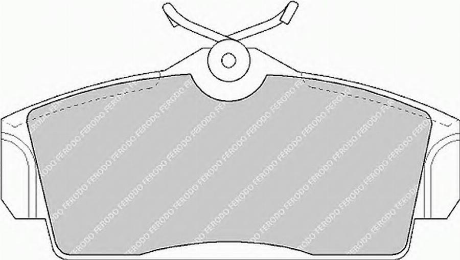 Ferodo FSL1096 - Kit de plaquettes de frein, frein à disque cwaw.fr