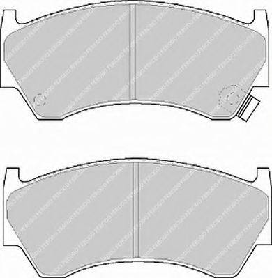 Ferodo FSL1091 - Kit de plaquettes de frein, frein à disque cwaw.fr