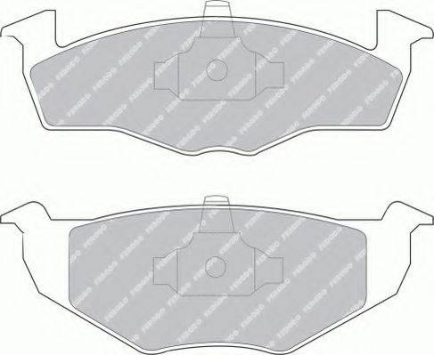 Ferodo FSL1054 - Kit de plaquettes de frein, frein à disque cwaw.fr