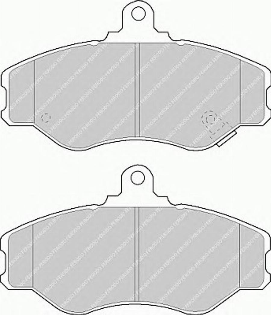 Ferodo FSL1014 - Kit de plaquettes de frein, frein à disque cwaw.fr