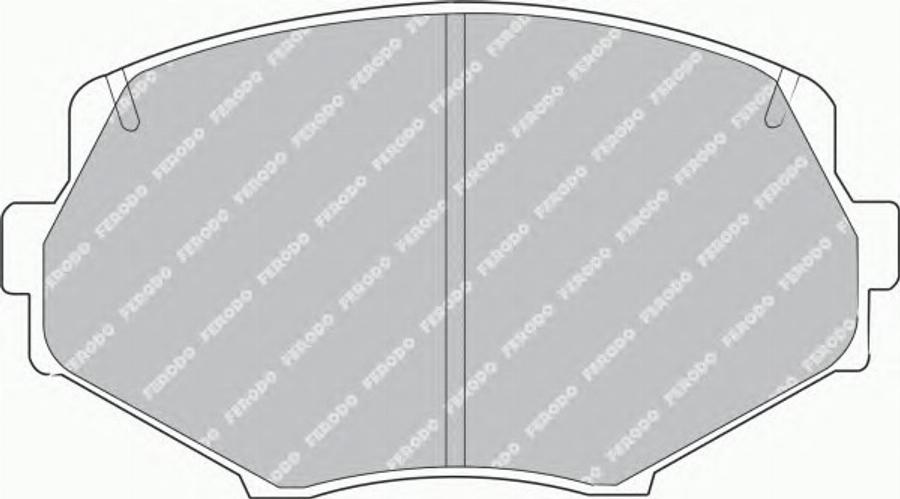 Ferodo FSL1011 - Kit de plaquettes de frein, frein à disque cwaw.fr