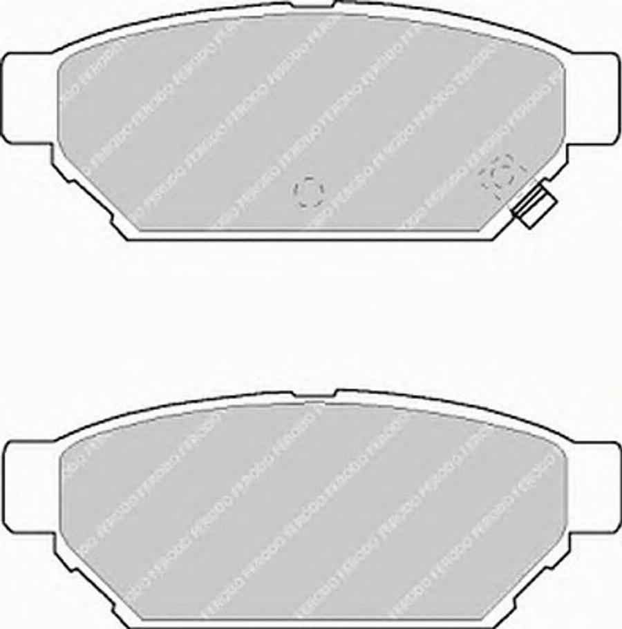 Ferodo FSL1013 - Kit de plaquettes de frein, frein à disque cwaw.fr