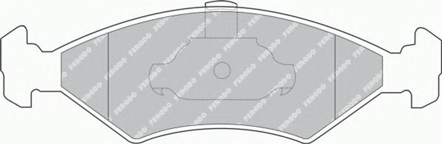 Ferodo FSL1081 - Kit de plaquettes de frein, frein à disque cwaw.fr