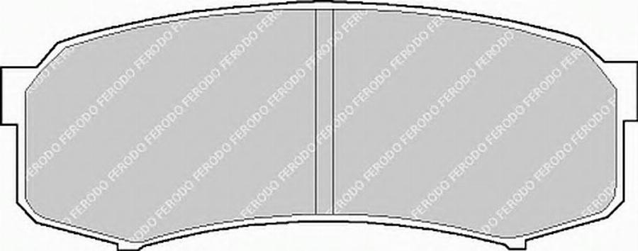 Ferodo FSL1021 - Kit de plaquettes de frein, frein à disque cwaw.fr