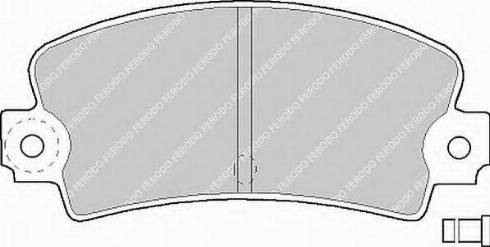 Ferodo FSL114 - Kit de plaquettes de frein, frein à disque cwaw.fr