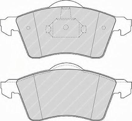 Ferodo FSL1163 - Kit de plaquettes de frein, frein à disque cwaw.fr