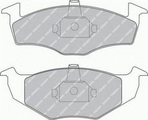 Ferodo FSL1101 - Kit de plaquettes de frein, frein à disque cwaw.fr