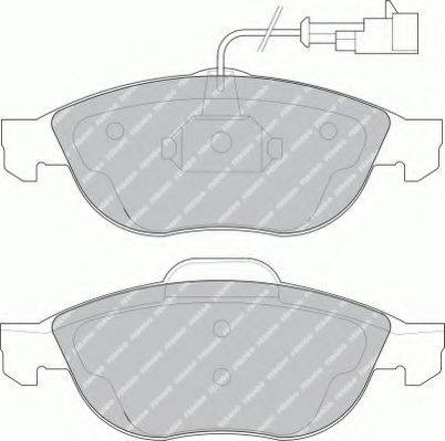 Ferodo FSL1134 - Kit de plaquettes de frein, frein à disque cwaw.fr