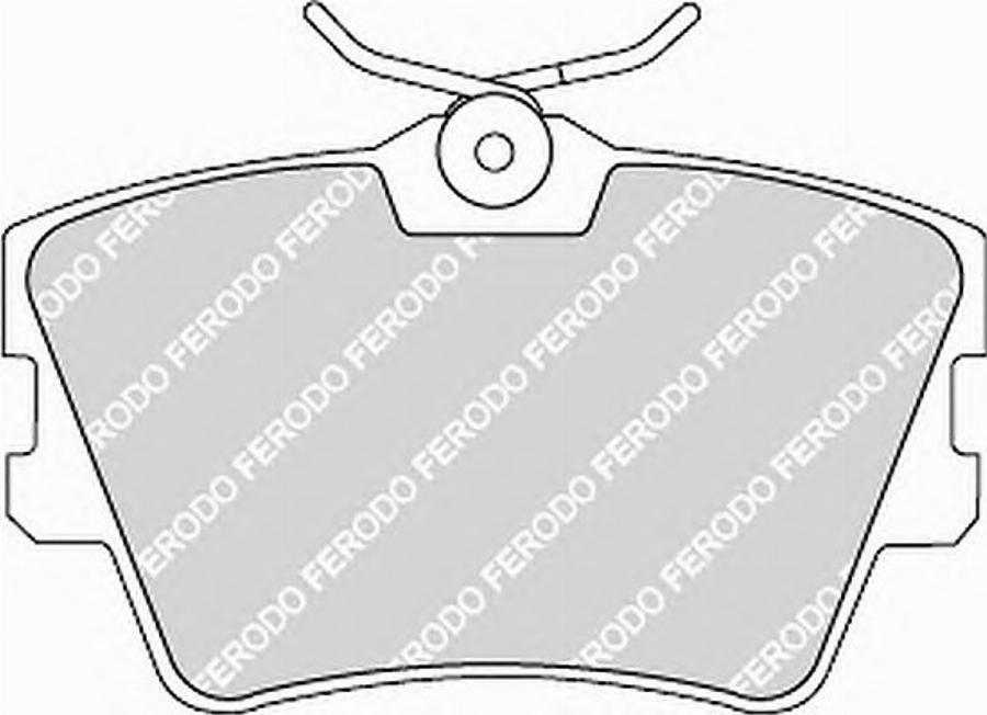 Ferodo FSL1132 - Kit de plaquettes de frein, frein à disque cwaw.fr