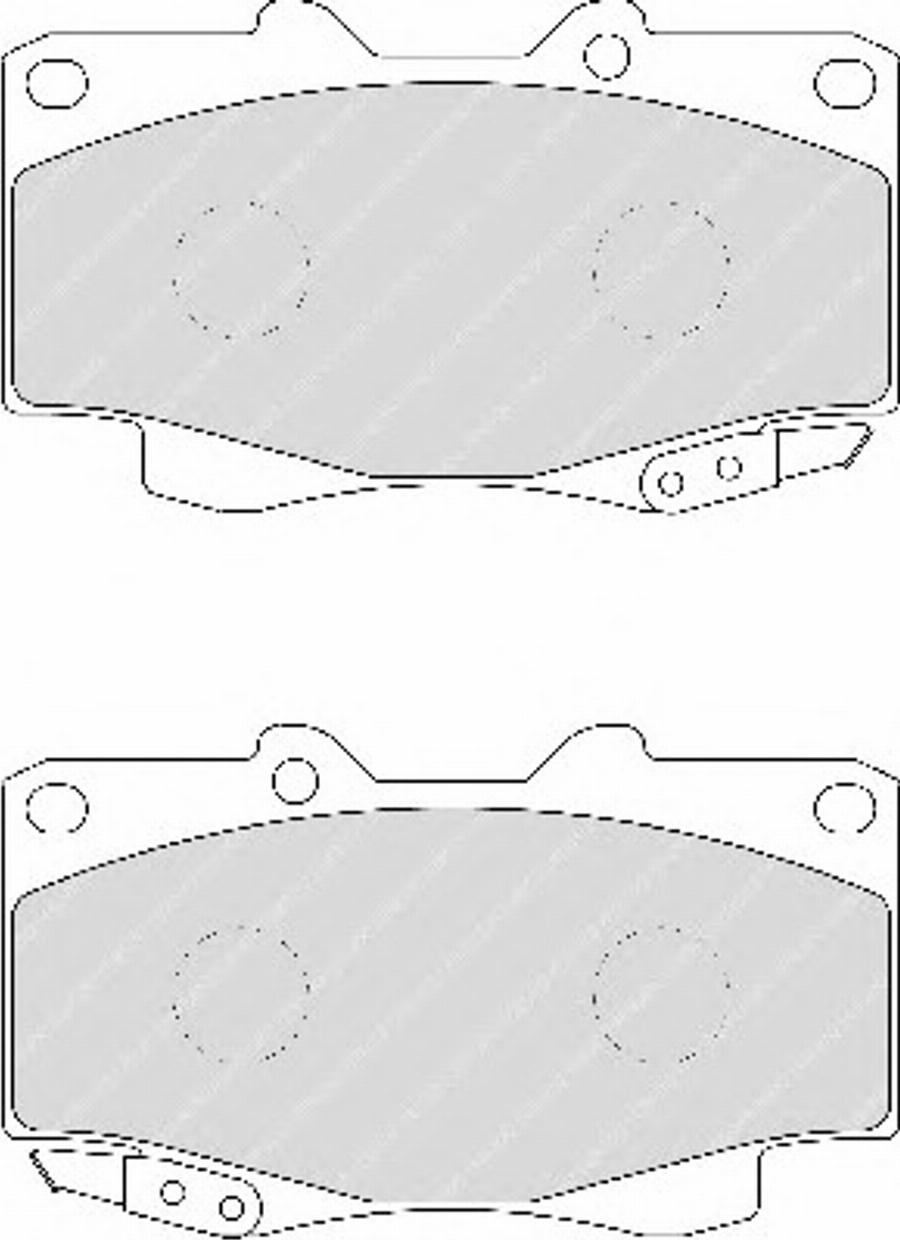 Ferodo FSL1852 - Kit de plaquettes de frein, frein à disque cwaw.fr