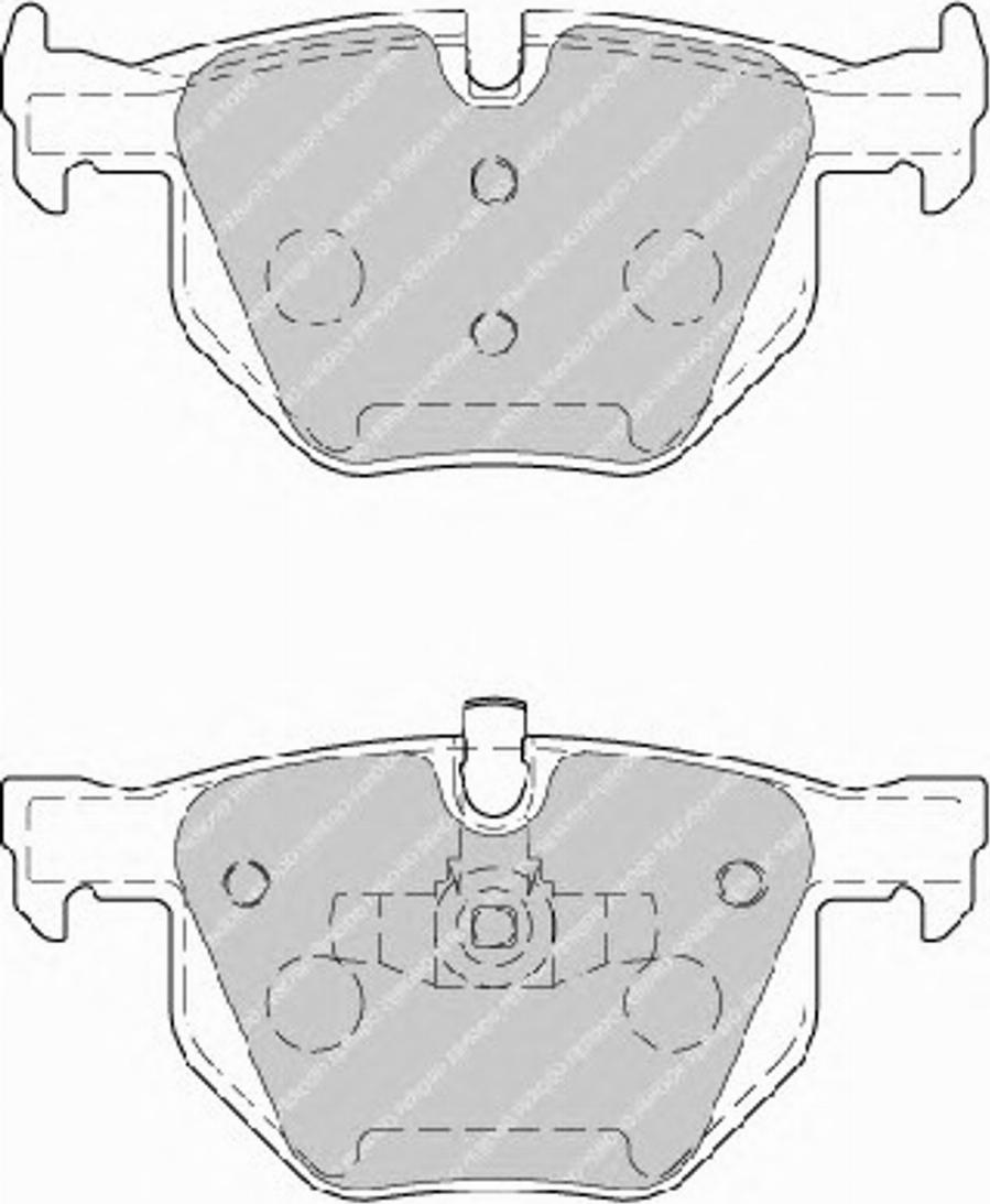 Ferodo FSL1808 - Kit de plaquettes de frein, frein à disque cwaw.fr