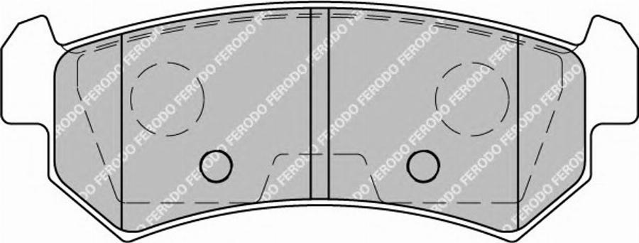 Ferodo FSL1889 - Kit de plaquettes de frein, frein à disque cwaw.fr