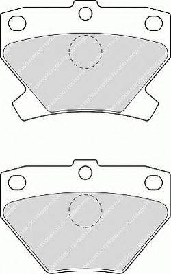 Ferodo FSL1395 - Kit de plaquettes de frein, frein à disque cwaw.fr