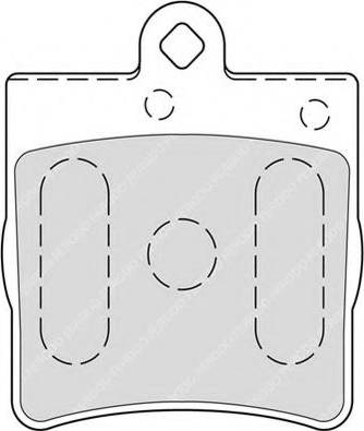 Ferodo FSL1311 - Kit de plaquettes de frein, frein à disque cwaw.fr