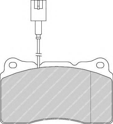 Ferodo FSL1334 - Kit de plaquettes de frein, frein à disque cwaw.fr