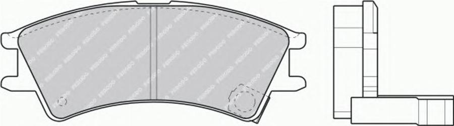 Ferodo FSL1326 - Kit de plaquettes de frein, frein à disque cwaw.fr