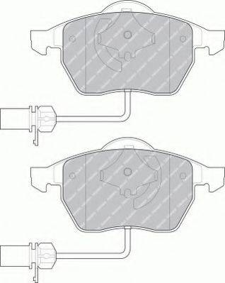 Ferodo FSL1323 - Kit de plaquettes de frein, frein à disque cwaw.fr