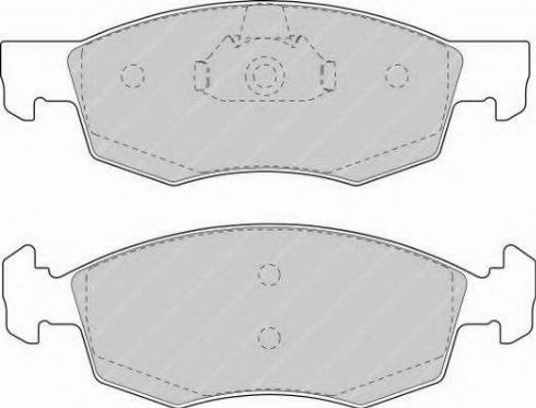 Ferodo FSL1376 - Kit de plaquettes de frein, frein à disque cwaw.fr