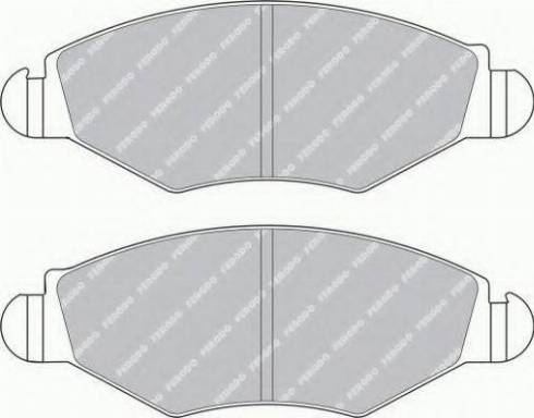 Ferodo FSL1378 - Kit de plaquettes de frein, frein à disque cwaw.fr