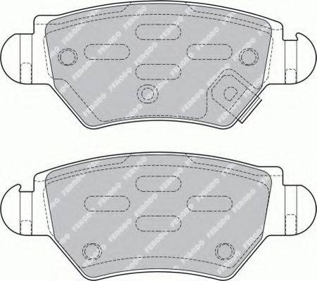 Ferodo FSL1294 - Kit de plaquettes de frein, frein à disque cwaw.fr