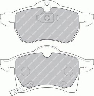 Ferodo FSL1295 - Kit de plaquettes de frein, frein à disque cwaw.fr