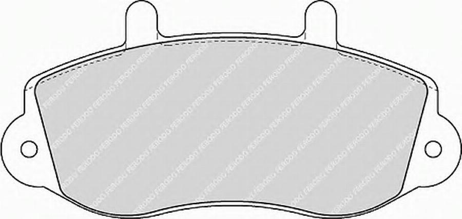 Ferodo FSL1292 - Kit de plaquettes de frein, frein à disque cwaw.fr