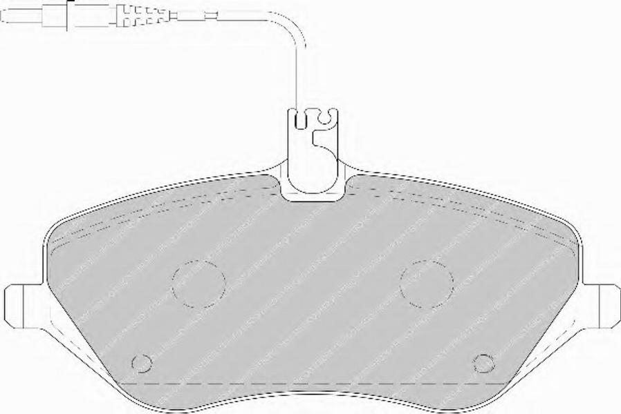 Ferodo FSL1726 - Kit de plaquettes de frein, frein à disque cwaw.fr