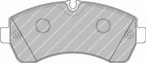 Ferodo FSL1777 - Kit de plaquettes de frein, frein à disque cwaw.fr