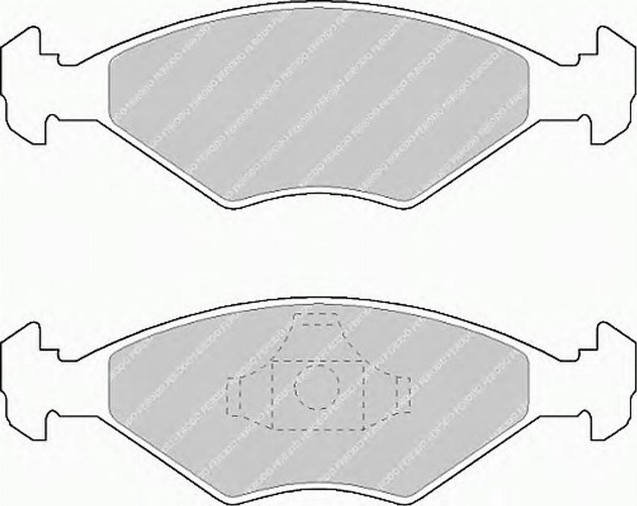 Ferodo FSL896 - Kit de plaquettes de frein, frein à disque cwaw.fr