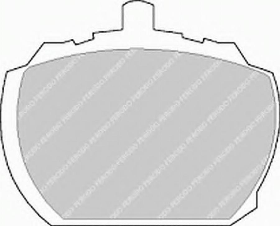 Ferodo FSL833 - Kit de plaquettes de frein, frein à disque cwaw.fr