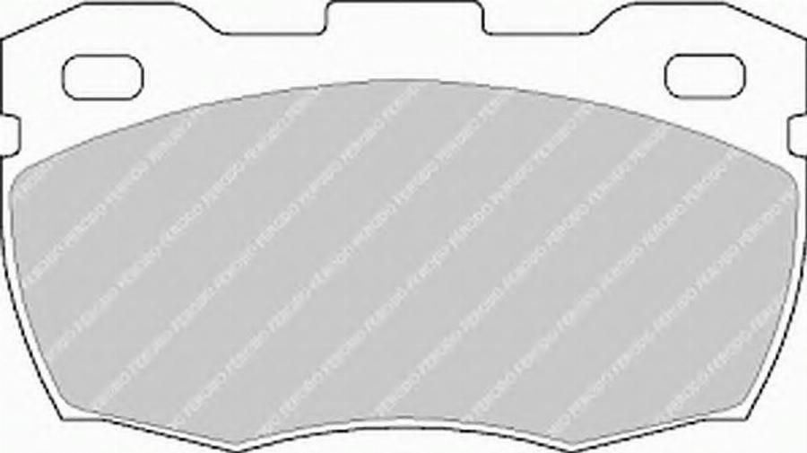 Ferodo FSL871 - Kit de plaquettes de frein, frein à disque cwaw.fr