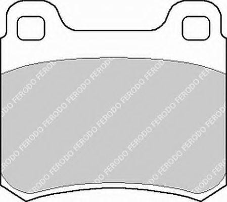 Ferodo FSL328 - Kit de plaquettes de frein, frein à disque cwaw.fr