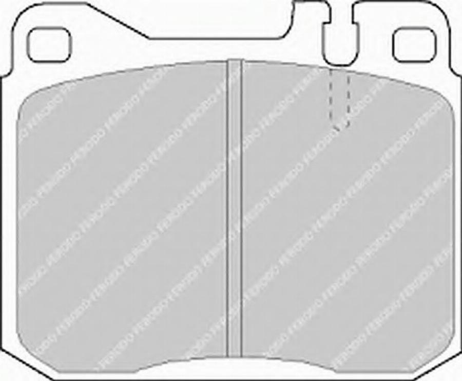 Ferodo FSL243 - Kit de plaquettes de frein, frein à disque cwaw.fr