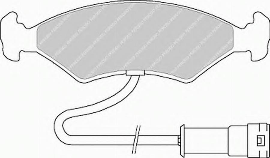 Ferodo FSL212 - Kit de plaquettes de frein, frein à disque cwaw.fr