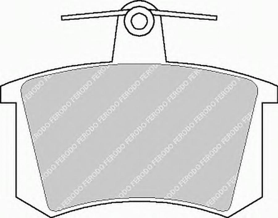 Ferodo FSL222 - Kit de plaquettes de frein, frein à disque cwaw.fr