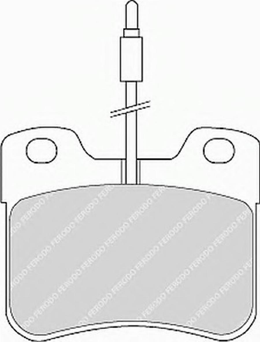 Ferodo FSL745 - Kit de plaquettes de frein, frein à disque cwaw.fr