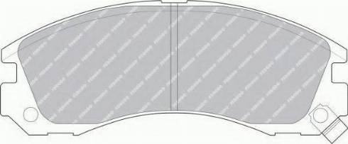 Ferodo FSL765 - Kit de plaquettes de frein, frein à disque cwaw.fr