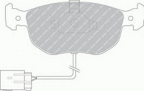 Ferodo FSL767 - Kit de plaquettes de frein, frein à disque cwaw.fr