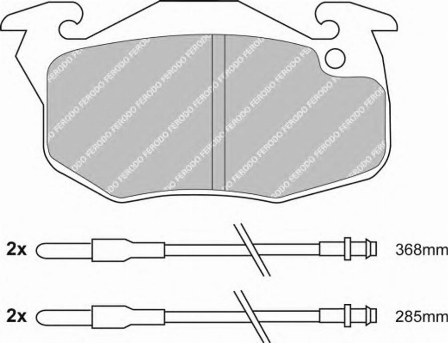 Ferodo FSL719 - Kit de plaquettes de frein, frein à disque cwaw.fr