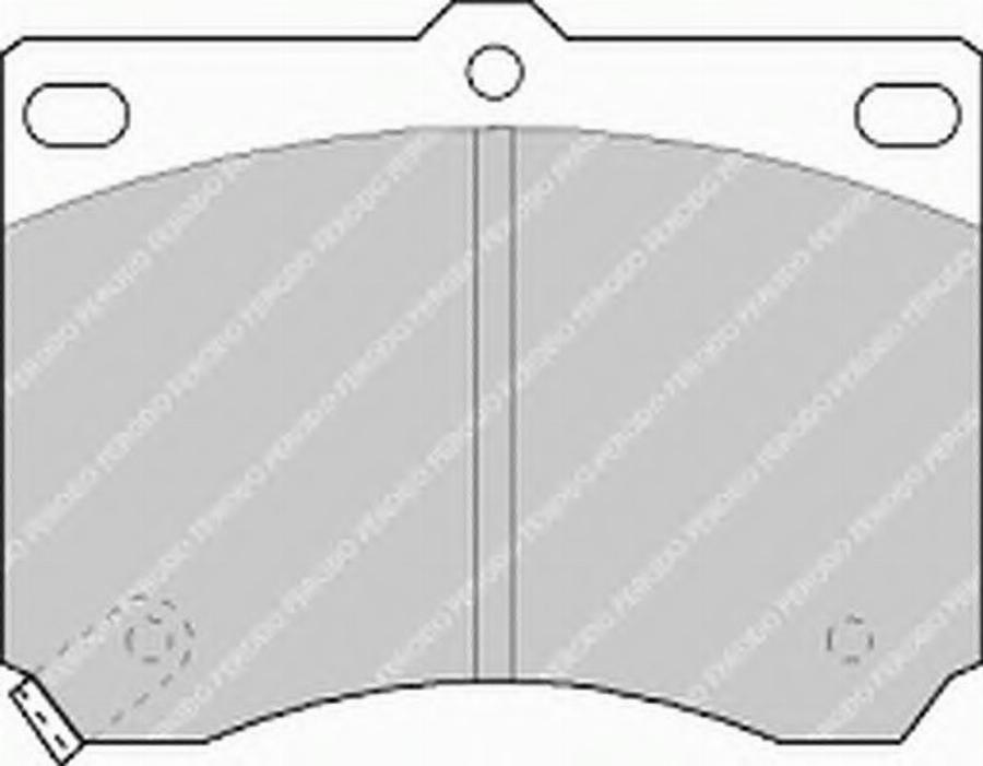 Ferodo FSL714 - Kit de plaquettes de frein, frein à disque cwaw.fr