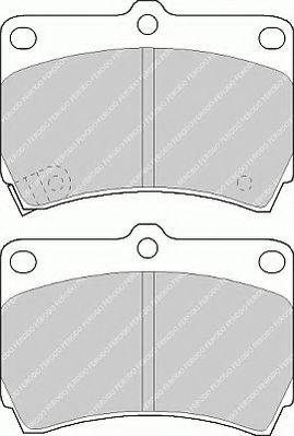 Ferodo FSL715 - Kit de plaquettes de frein, frein à disque cwaw.fr