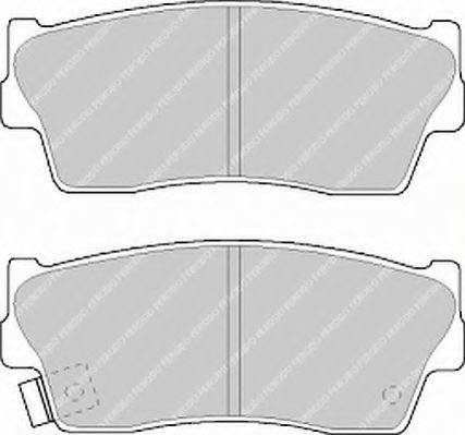 Ferodo FSL712 - Kit de plaquettes de frein, frein à disque cwaw.fr