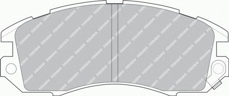 Ferodo FSL789 - Kit de plaquettes de frein, frein à disque cwaw.fr