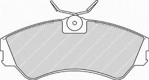 Ferodo FSL785 - Kit de plaquettes de frein, frein à disque cwaw.fr