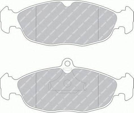 Ferodo FSL732 - Kit de plaquettes de frein, frein à disque cwaw.fr