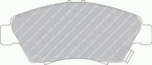 Ferodo FSL776 - Kit de plaquettes de frein, frein à disque cwaw.fr